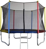 Cama Elástica Trampolim 2.44M com Escada e Rede Happy Kids 42 Molas