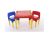 Mesa e cadeira Infantil Vermelha Tritec