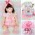 Bebê Reborn Menina 100% Silicone Enxoval Completo + Bolsa