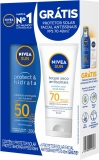 NIVEA SUN Kit Protetor Solar Protect & Hidrata FPS50 200ml + NIVEA SUN Facial FPS60 50gr, Nivea