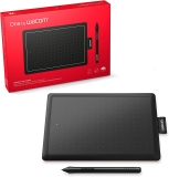 Wacom One CTL472 – Mesa Digitalizadora, Preto / Vermelho
