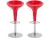 Banqueta Alta Giratória Vermelha BQT-VE1 – 2 Peças Otello