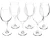 Jogo de Taças para Água em Vidro 6 Peças 490ml – Nadir Barone