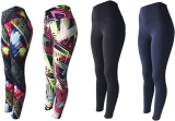 KIT 4 Legging Fitness Suplex Lisa ou Estampada