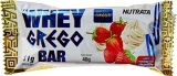 Barra Whey Grego Bar – 12 Unidades de 40g Morango com Chantilly – Nutrata, Nutrata, 12 Unidades de 40g