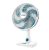 Ventilador de mesa 30cm, Ultra, 220V, Branco/Azul – V-30-6P