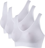Kit 3 Tops Alças Largas Seamless, Hanes, Feminino