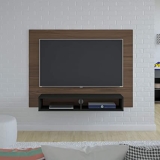 Painel para TV até 42 Polegadas com Nicho Flash Artely Amêndoa/Preto