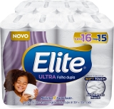 Papel Higiênico Elite Dualette Folha Dupla Ultra, 16 rolos