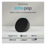 Apresentamos o Echo Pop | Smart speaker compacto com som envolvente e Alexa | Cor Preta