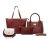 Kit 4 Bolsas Feminina Monograma Willibags Lindas