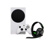 Console Xbox Series S 500GB 1 Controle Branco + Headset ASTRO Gaming A10 para Xbox, PlayStation, PC, Mac Preto/Verde