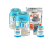 Kit 2x Whey Protein Blend 900g + BCAA 100g + Creatina 100g + Waxy Maize 800g + Coqueteleira