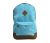 Mochila casual, Poliester, Unissex, Azul claro
