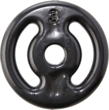 Anilha Emborrachada 03Kg Polimet Unissex Preto