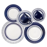 Aparelho de Jantar de Chá e Cafezinho Colb Oxford 42 Peças