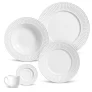 Aparelho de Jantar e Café Porto Brasil Roma 20 Peças – Branco