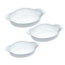Jogo de Assadeiras Ovais 3 peças – Opaline Marinex