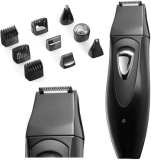 Aparador de Pelos Beauty 9 em 1 Bivolt com 3W Bateria Recarregável e 9 Utensílios Preto Multilaser – EB021