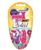 Aparelho de Depilação BIC Soleil Shave & Trim, 3 Lâminas