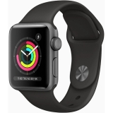 Apple Watch Series 3 (GPS) 38mm Caixa Cinza Espacial de Alumínio com Pulseira Esportiva