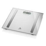 Balança Digital com Visor LCD Digi-Health Pro Alimentação 2 Pilhas AAA Prata, Multilaser, HC029, Branco
