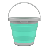 Balde 5 Litros Retrátil Verde Água, RET3512, Flash Limp