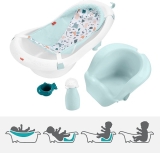 Fisher Price Banheira Deluxe 4 em 1, Banho para bebê, Estágio de desenvolvimento