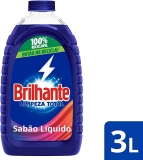 Lava Roupas Líquido Brilhante Limpeza Total 3L