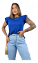 Blusa Feminina Babado Blusinha Regata
