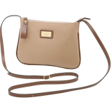 Bolsa Feminina Transversal Zíper Couro Legítimo Mariart 199