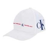Boné Calvin Klein Aba Curva Strapback 5 Gomos Silk Logo Corrido Masculino
