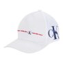 Boné Calvin Klein Aba Curva Strapback 5 Gomos Silk Logo Corrido Masculino