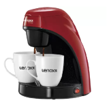 Cafeteira Elétrica Lenoxx PCA 031 Preta e Vermelha – 2 Xícaras