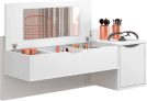 Camarim 1 porta e tampo basculante Blush branco fosco liso Móveis Albatroz