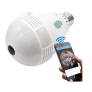 Camera Ip Lampada Segurança 360 Visão Noturna Espia Wifi Hd