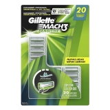 Carga para Aparelho de Barbear Gillette Mach3 Sensitive 20 unidades