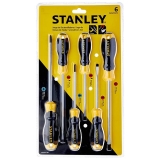 STANLEY Jogo de Chaves de Fenda com 6 Peças STMT66672-840