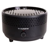 Churrasqueira Portátil a Carvão Preta – La Cuisine