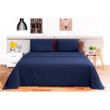 Jogo de Cama Solteiro Camesa Loft 100% Poliéster 150 Fios 3 Peças – Marinho