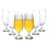 Conjunto de Taças de Vidro para Cerveja 6 Peças – 300ml Nadir Floripa 7732