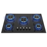 Cooktop 5 Bocas Mondial a Gás GLP Preto – CTG-02