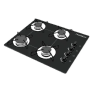 Cooktop 4 Bocas Chamalux Automático Preto Plus 599 Bivolt