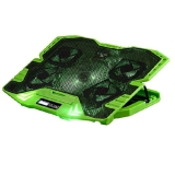 Master Cooler Gamer Verde Com Led Warrior, Suporte de Notebook – AC292, 30 x 37 cm