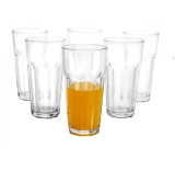 Jogo de Copos de Vidro 450ml 6 Peças Haus – Pavillion