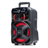 Caixa Amplificada Amvox Aca 221 Portátil C Bluetooth Bivolt Cor Preto 110V/220V