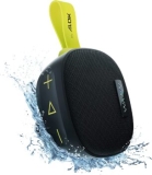 Caixa de Som WAAW by ALOK ME 100SB Speaker Bluetooth e Cartão de Memória, 12 Horas de Reprodução, Resistente à Água IPX6 e Hands Free, Preto e Verde, Pequeno WAAW0002