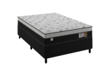 Cama Box Casal (Box + Colchão) – Plumatex Molas Ensacadas Alfa