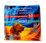Chalesco Tapete Higienico 50 Unid. 90 X 60Cm