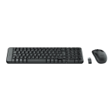 Combo Teclado E Mouse Sem Fio Logitech Mk220 Com Design Compacto Conexão Usb Pilhas Inclusas Layout Abnt2